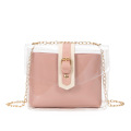 Ladies de comércio exterior feminino transparente bolsa de geléia de ombro de ombro celular bolsa pequena bolsa feminina